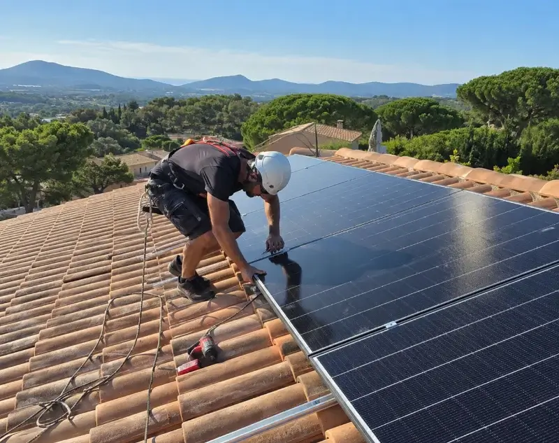 Installateur panneaux solaires Chanos-Curson — pose photovoltaïque sur toiture